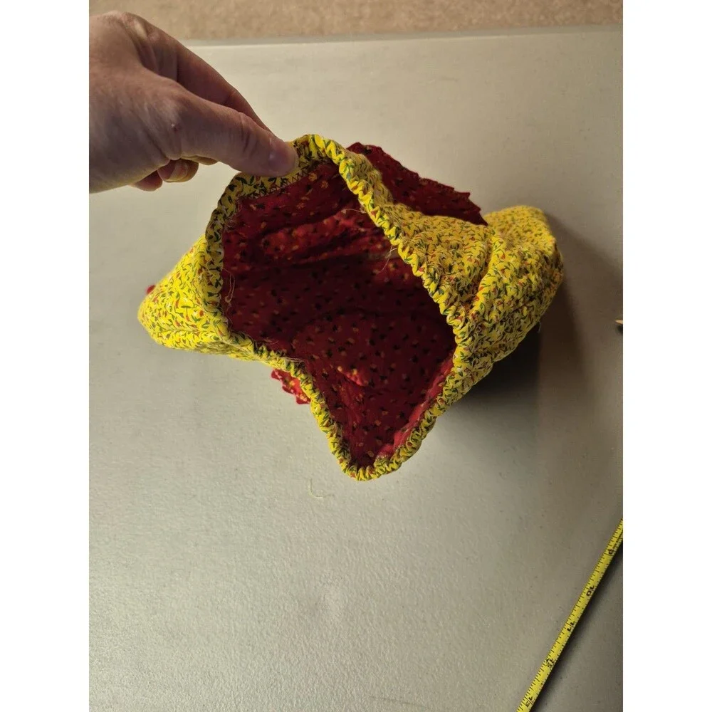Vintage Hand Sewn Cottage Core Grandma Chicken Toaster Cover
